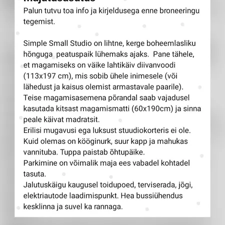 Simple Small アパート パルヌ